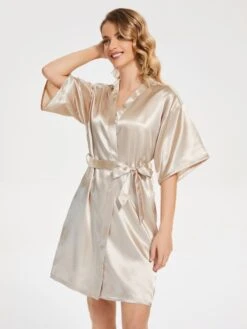 Ready Satin Robe For Bridesmaid