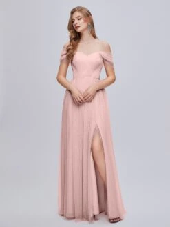 Ayla Split Convertible Tulle Bridesmaid Dresses