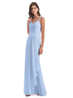 Willow Gorgeous Chiffon Spaghetti Straps Bridesmaid Dresses