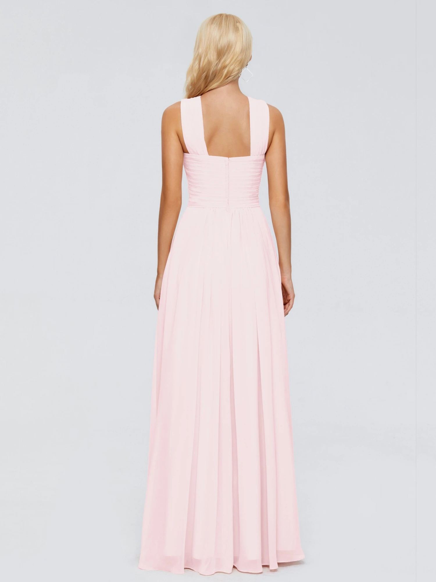 Aliyah Charming A-line Straps Chiffon Bridesmaid Dresses - Image 16