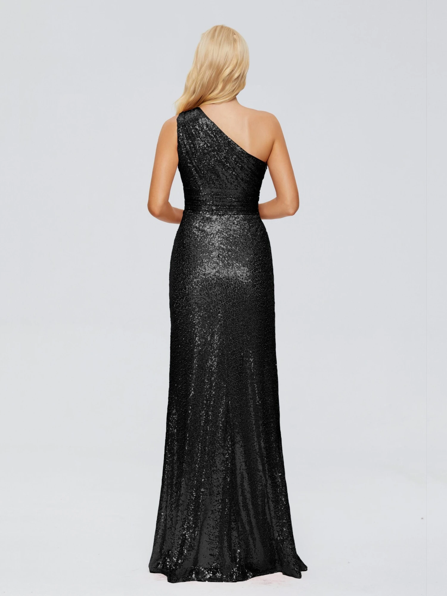 Bailey One-Shoulder Sequins Party Prom Dresses - Image 8
