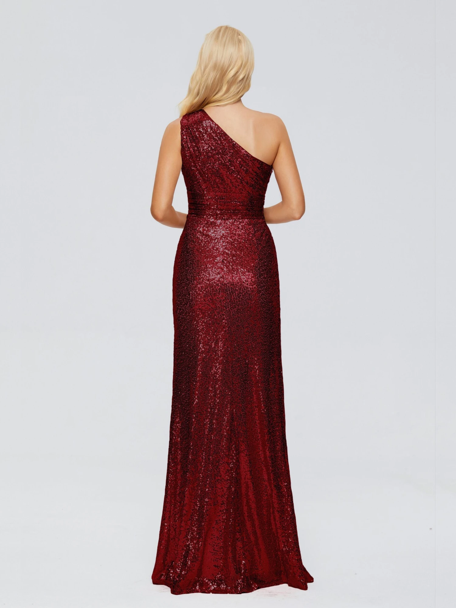 Bailey One-Shoulder Sequins Party Prom Dresses - Image 12