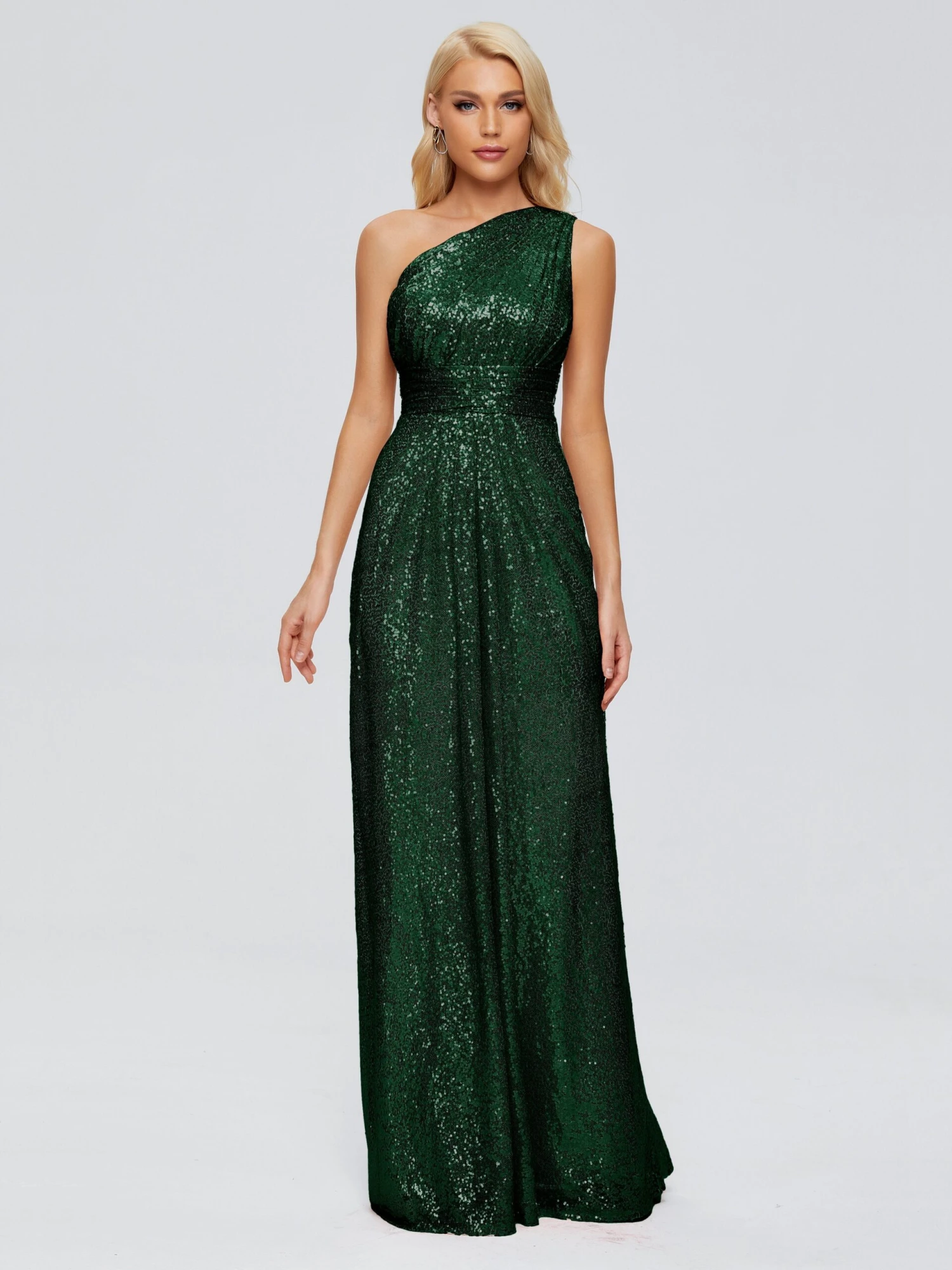 Bailey One-Shoulder Sequins Party Prom Dresses - Image 15