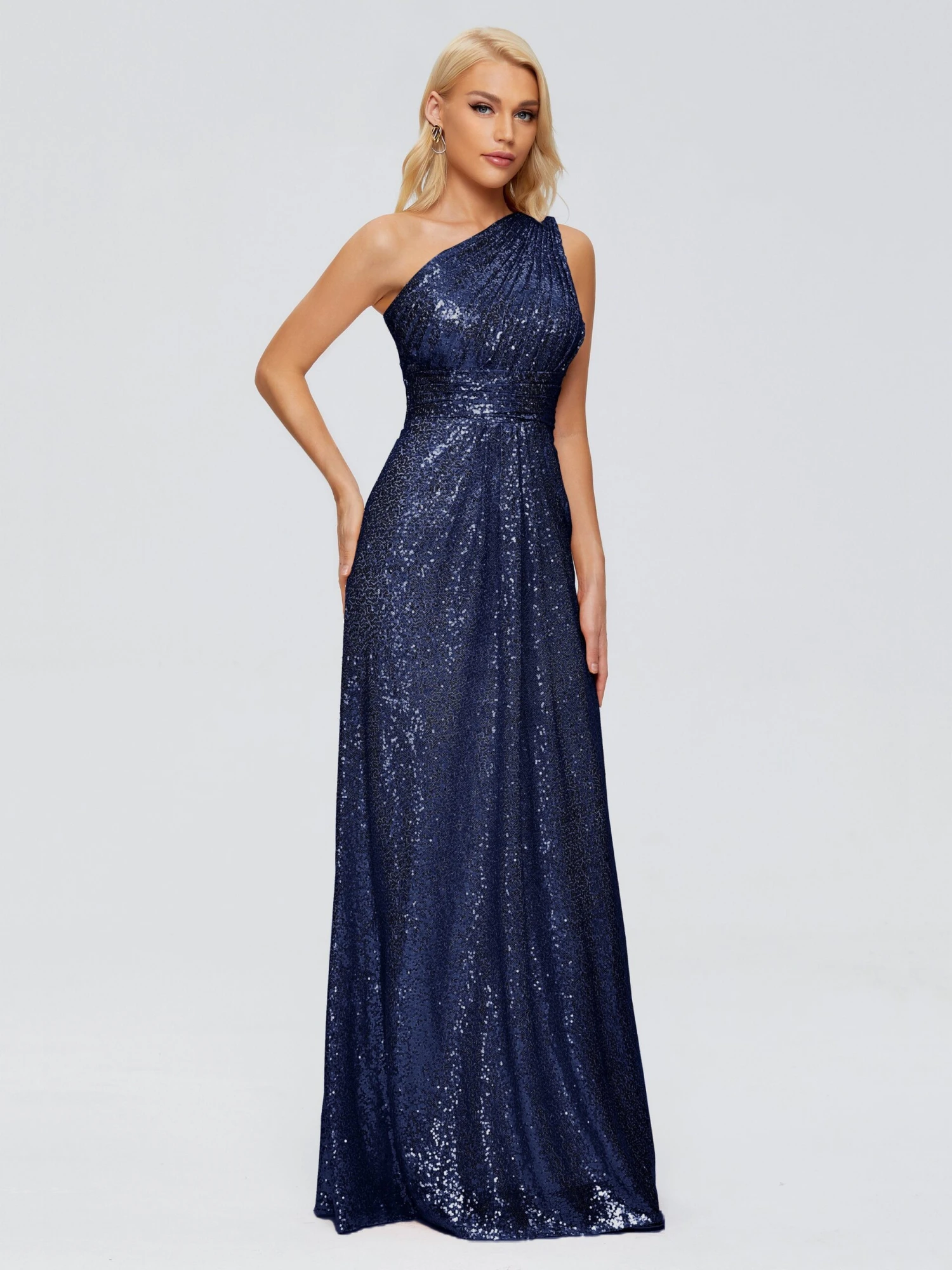Bailey One-Shoulder Sequins Party Prom Dresses - Image 18