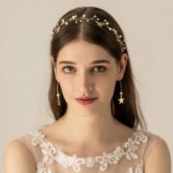 Star Pearl Wedding Headband